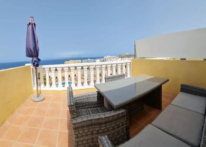 アパート Ocean Front Teneriffa 2 Bedroom Penthouse Costa Adeje カジャオ・サルバヘ